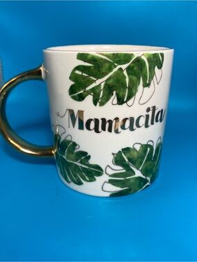 Paper Destiny Mamacita Green & Gold Coffee Mug